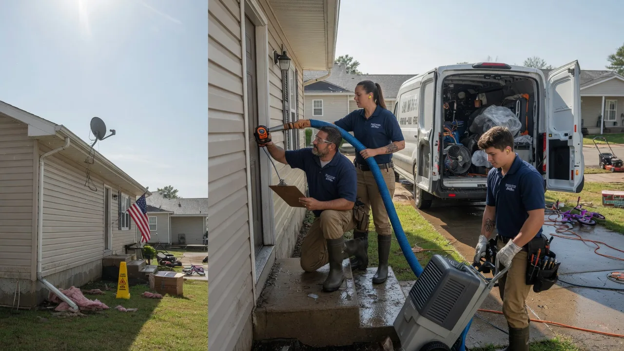 Ceiling Water Damage Restoration in Bolivar, OH near me